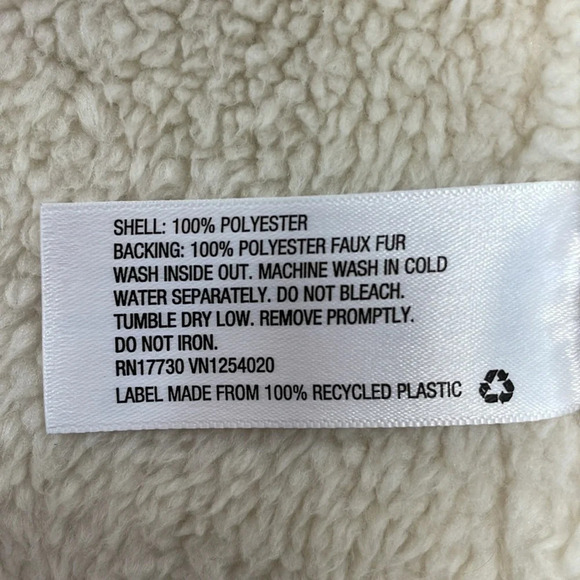 Xhilaration Faux Suede Sherpa Open Vest L - Picture 8 of 15